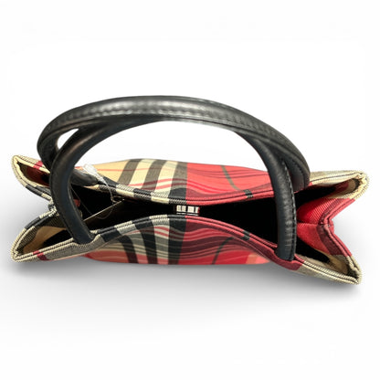 Burberry Check Pattern Handbag! BU942