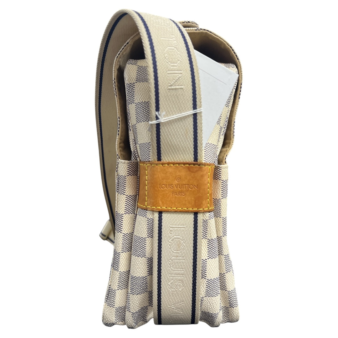 Louis Vuitton Naviglio Damier Azur Canvas Crossbody Messenger Bag - LO2181