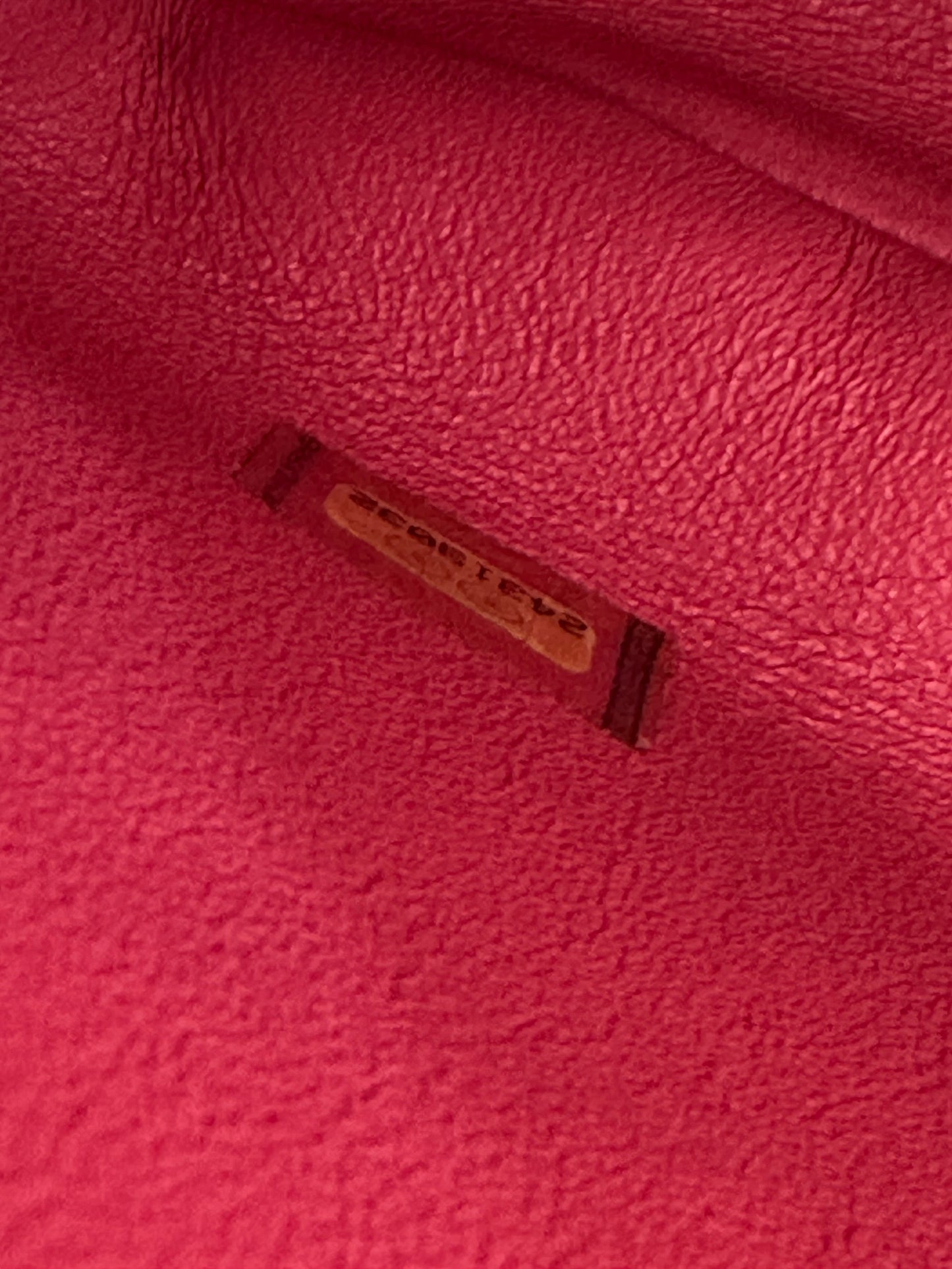 Chanel Chevron Top Handle Flap Bag Leather Pink CH1936