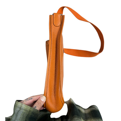 Hermès Evelyne I Leather Shoulder Bag Orange HE356