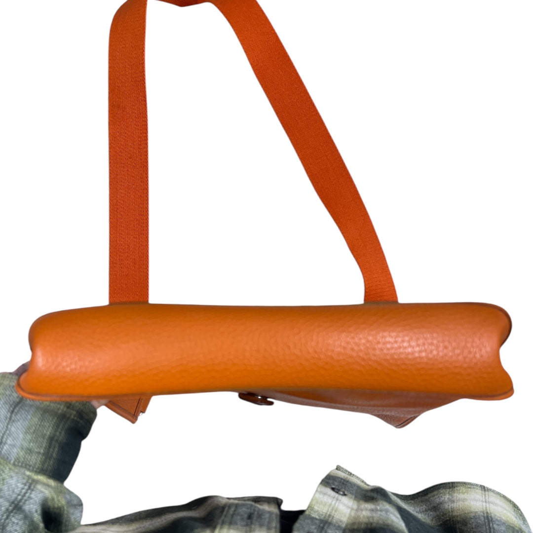 Hermès Evelyne I Leather Shoulder Bag Orange HE356