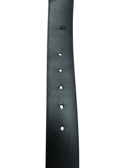 LOUIS VUITTON Damier Graphite Initiales Belt, Black with Black Hardware, LO2057