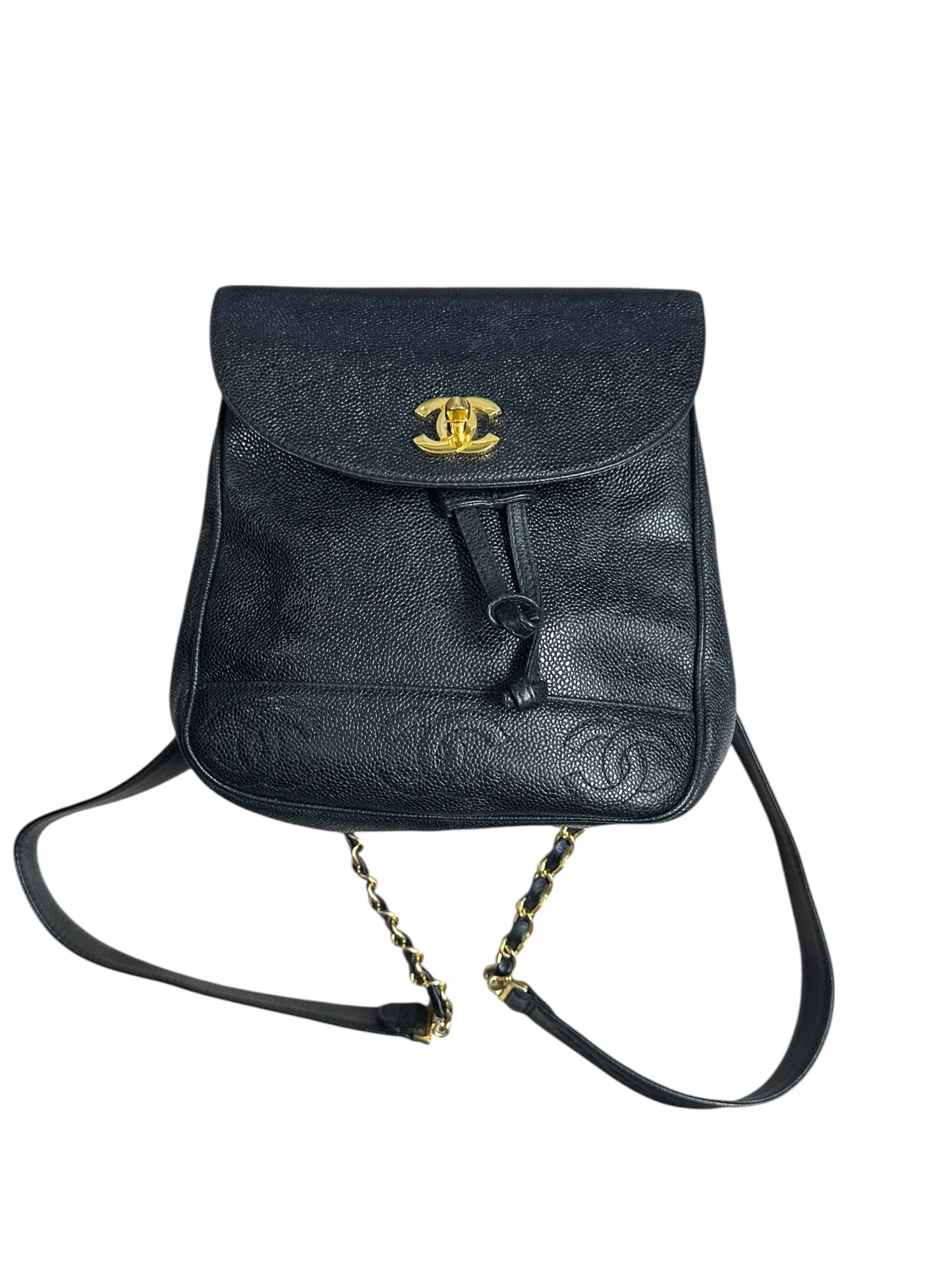Chanel Boy Flap Bag Caviar Leather Black CH2098