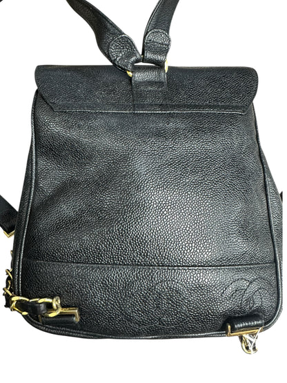 Chanel Boy Flap Bag Caviar Leather Black CH2098