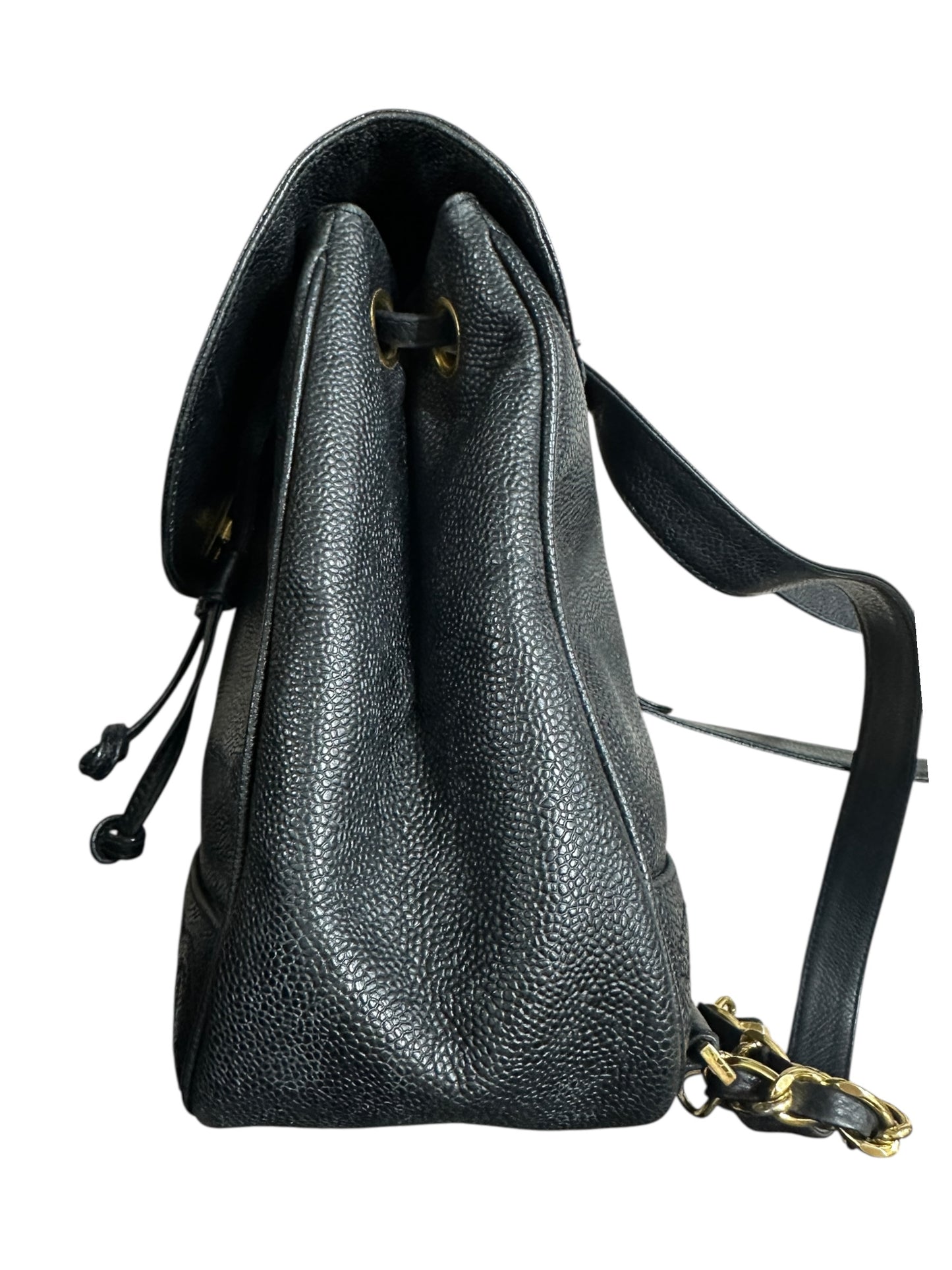 Chanel Boy Flap Bag Caviar Leather Black CH2098