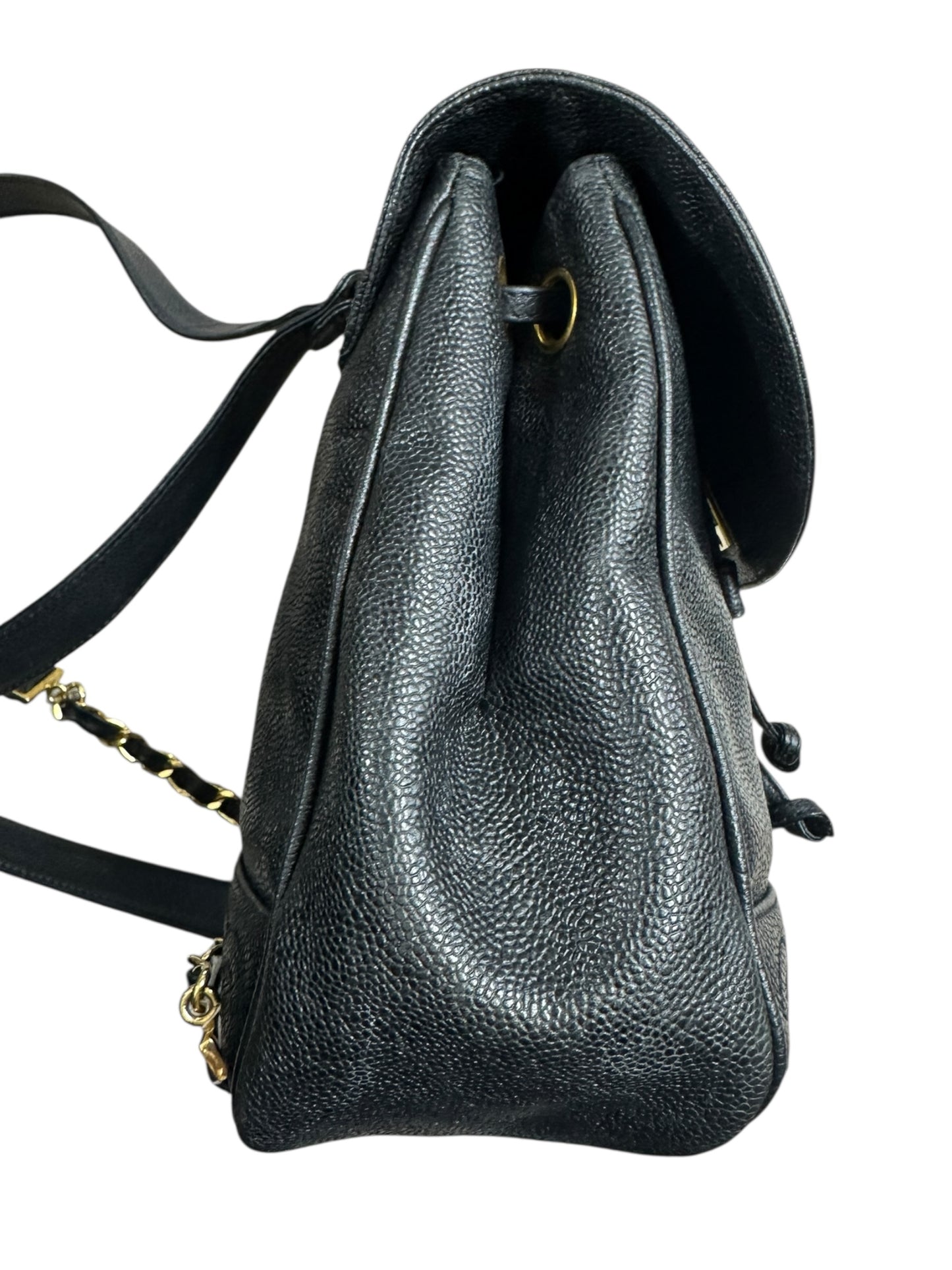Chanel Boy Flap Bag Caviar Leather Black CH2098