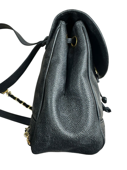 Chanel Boy Flap Bag Caviar Leather Black CH2098
