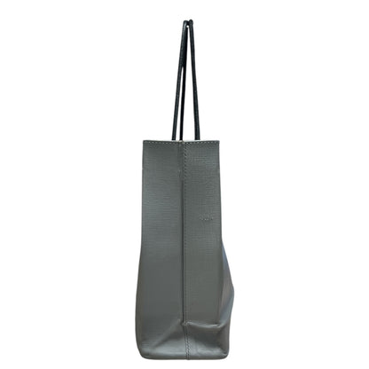 BALENCIAGA Canvas Everyday Tote Bag Gray Silver Hardware Ba40