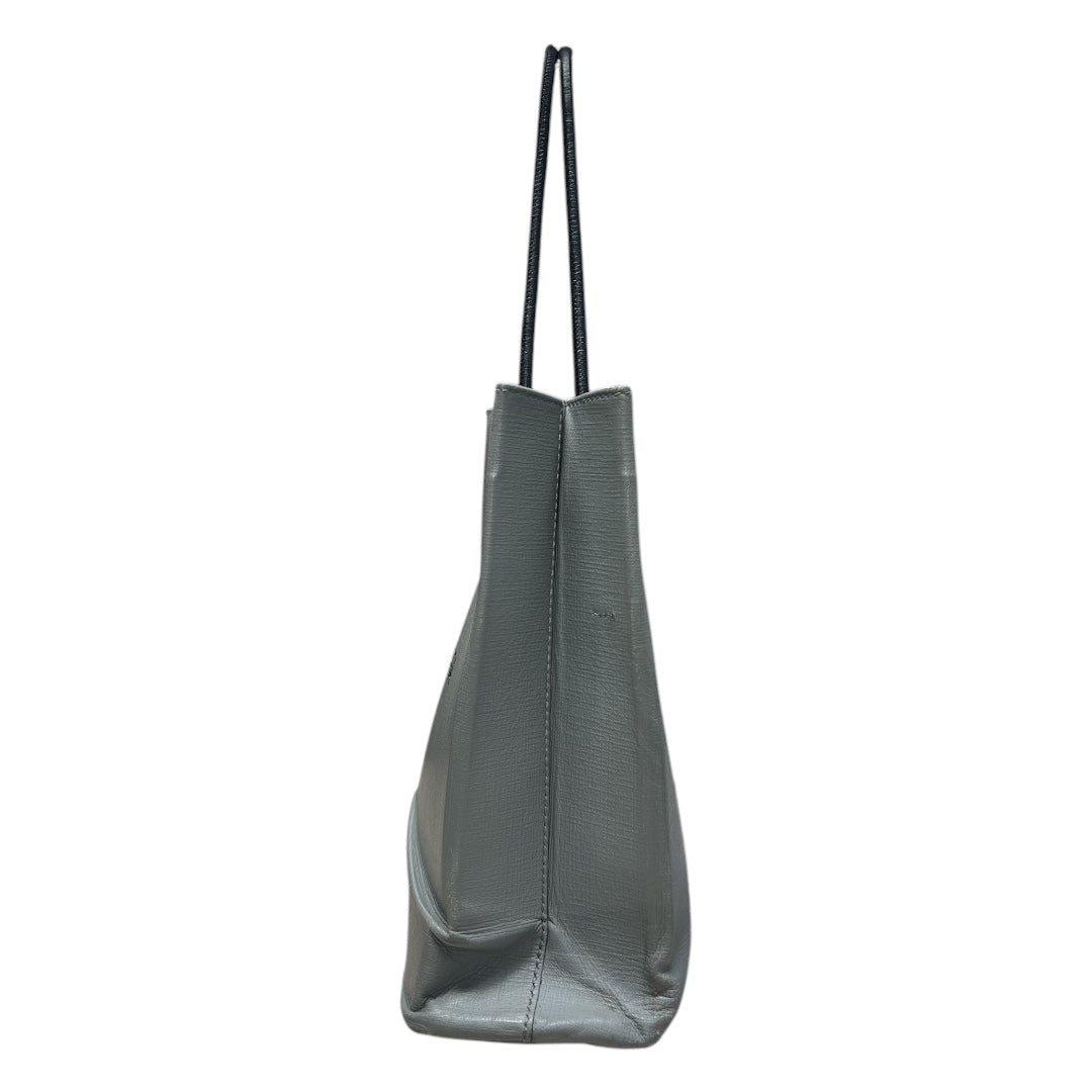 BALENCIAGA Canvas Everyday Tote Bag Gray Silver Hardware Ba40