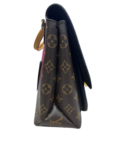 LOUIS VUITTON Monogram Marignan Handbag Brown/Black Gold Hardware LO2225