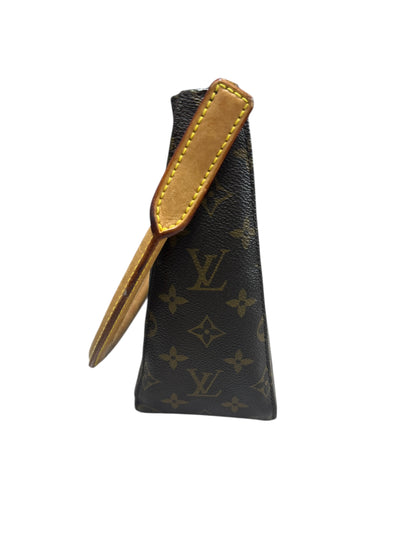 LOUIS VUITTON Monogram Looping MM Shoulder Bag Brown Gold Hardware LO2290
