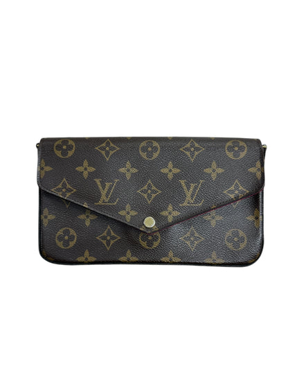 LOUIS VUITTON Monogram Zippy Wallet Brown Gold Hardware LO2268