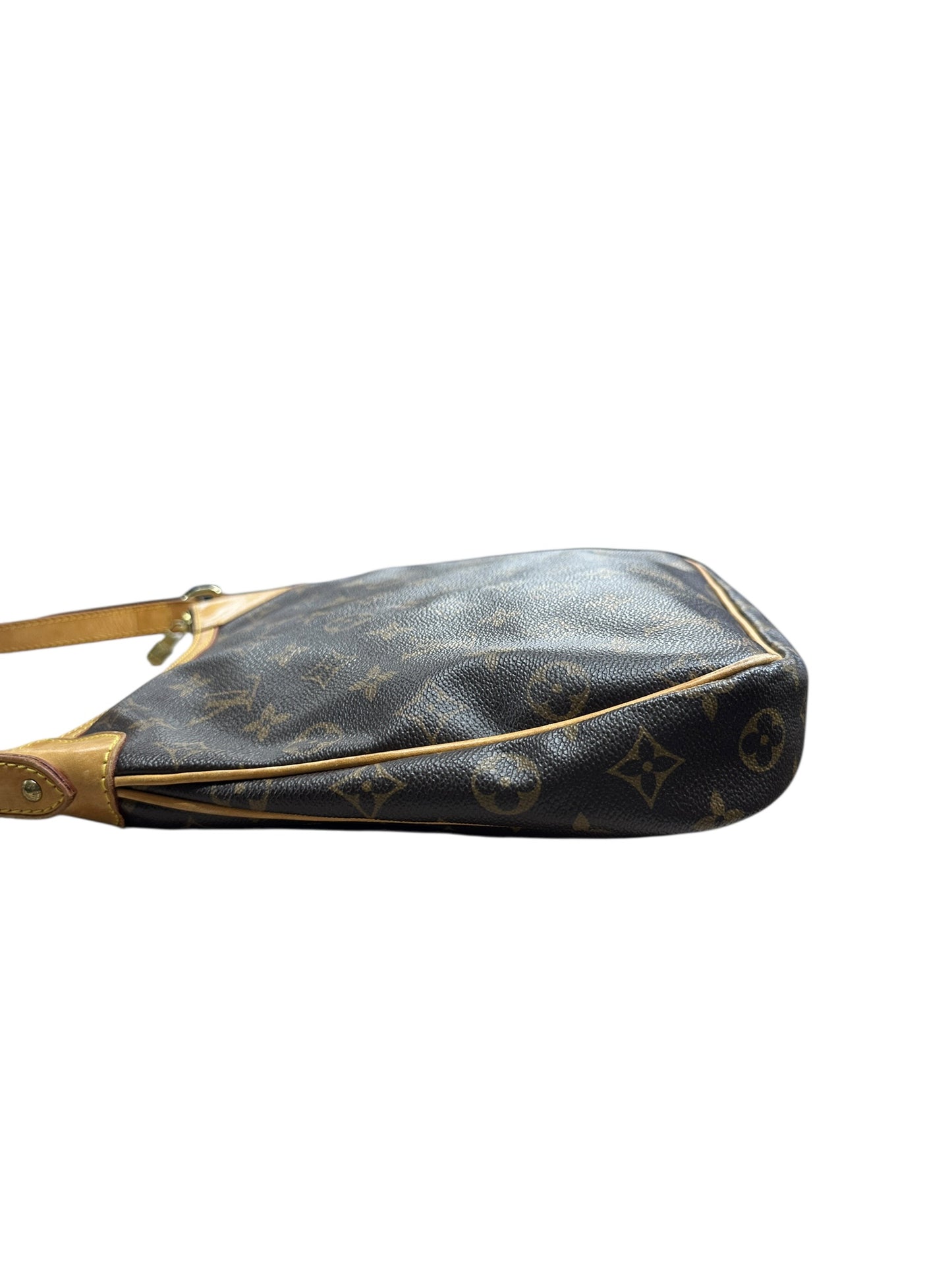 LOUIS VUITTON Monogram Batignolles Horizontal Tote Bag Brown Gold Hardware LO2271