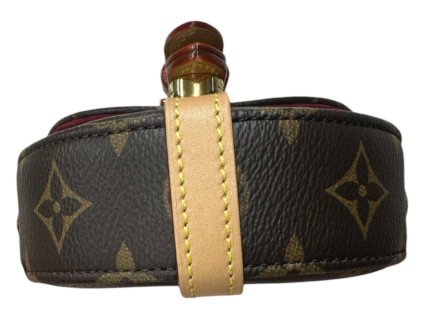 LOUIS VUITTON Monogram Boite Chapeau Souple PM Crossbody Bag Brown Gold Hardware LO2283