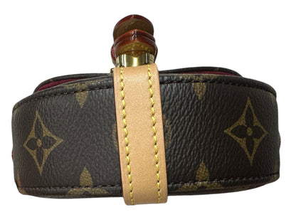 LOUIS VUITTON Monogram Boite Chapeau Souple PM Crossbody Bag Brown Gold Hardware LO2283