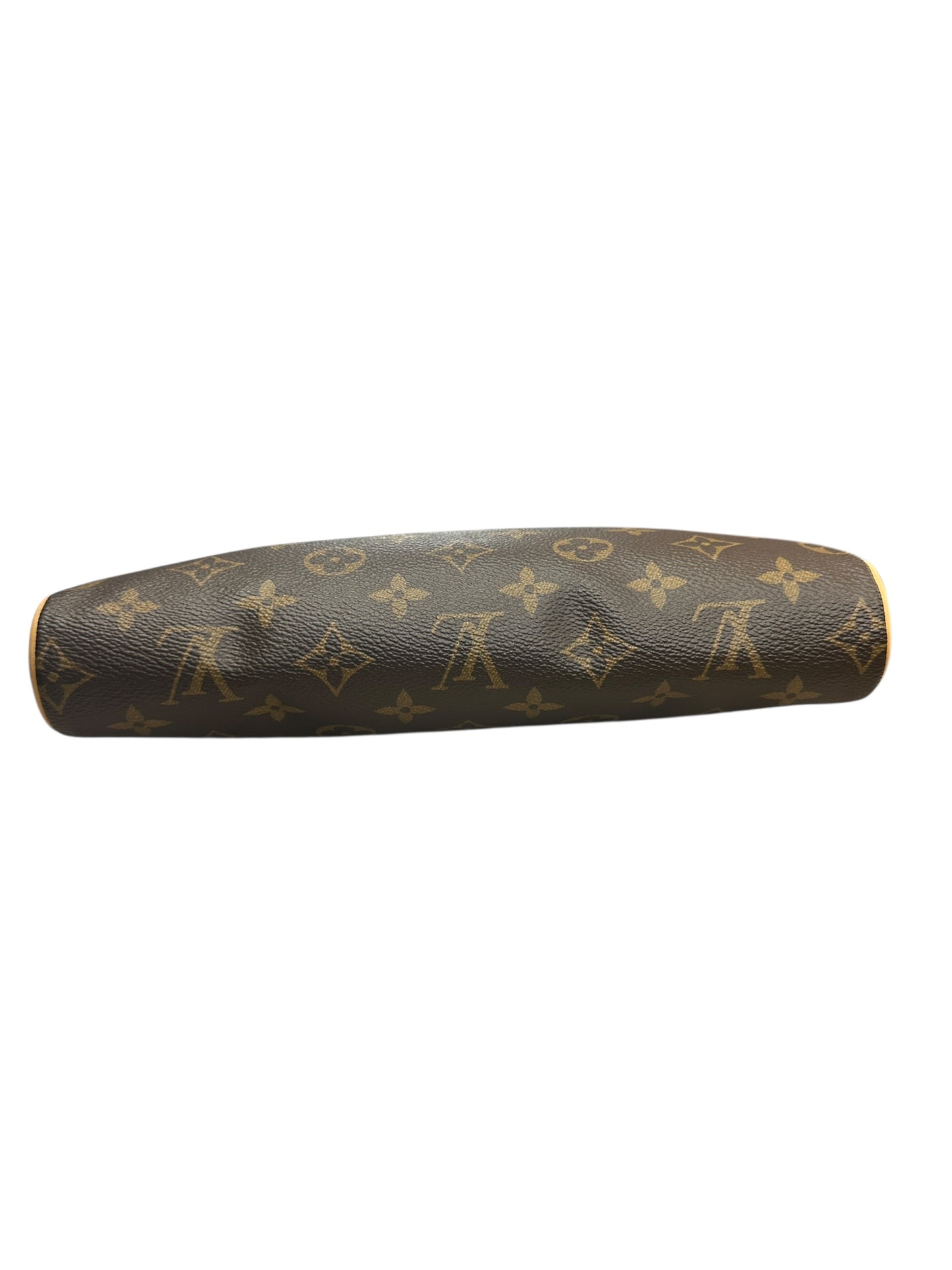 LOUIS VUITTON Monogram Eva Clutch Clutch Brown Gold Hardware LO2281