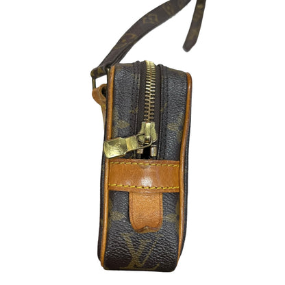 LOUIS VUITTON Monogram Marly Bandouliere Crossbody Bag Brown Gold Hardware LO2304