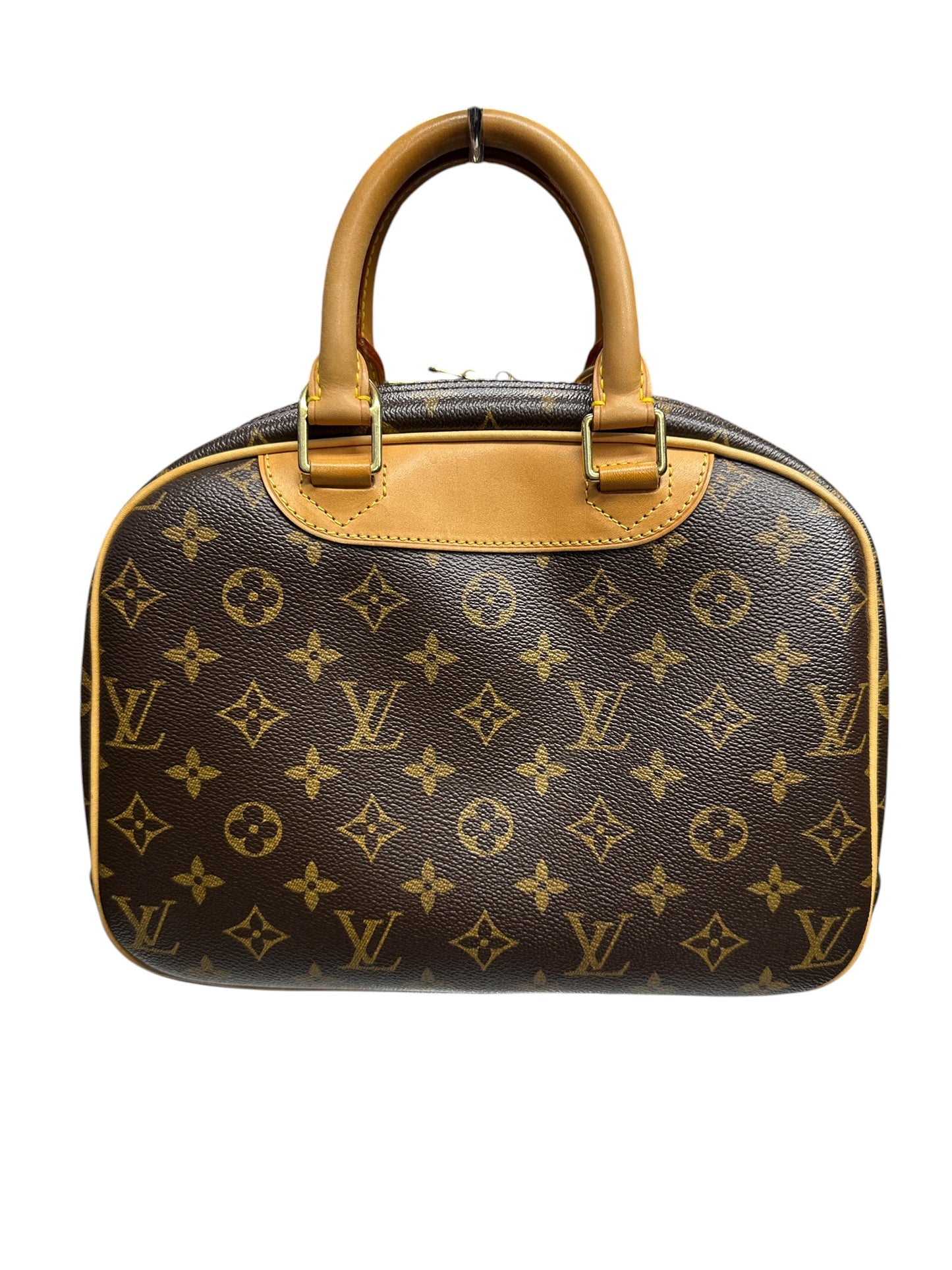 LOUIS VUITTON Monogram Alma PM Handbag Brown Gold Hardware LO2323