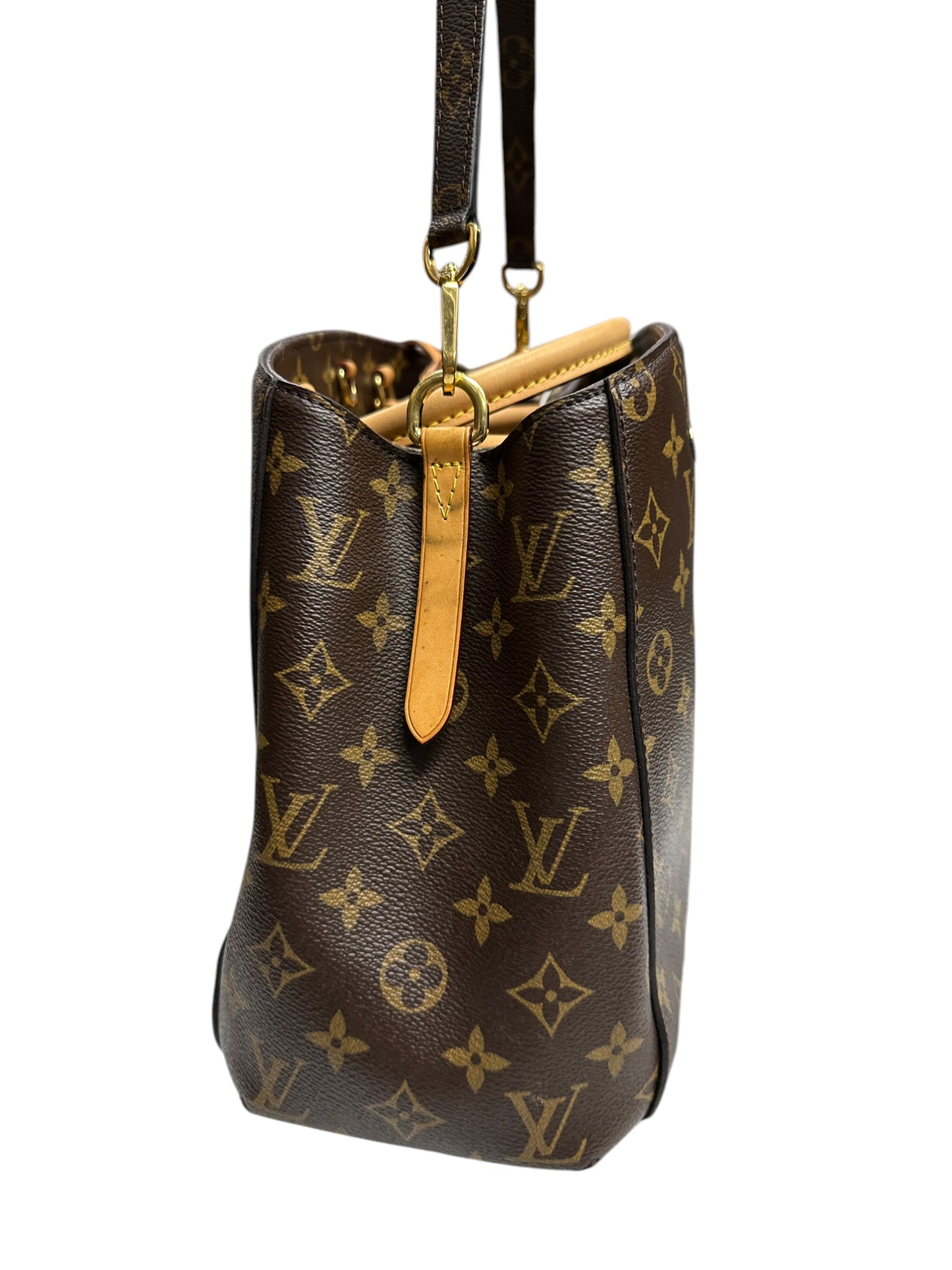 LOUIS VUITTON Monogram Estrela MM Tote Bag Brown Gold Hardware LO2348