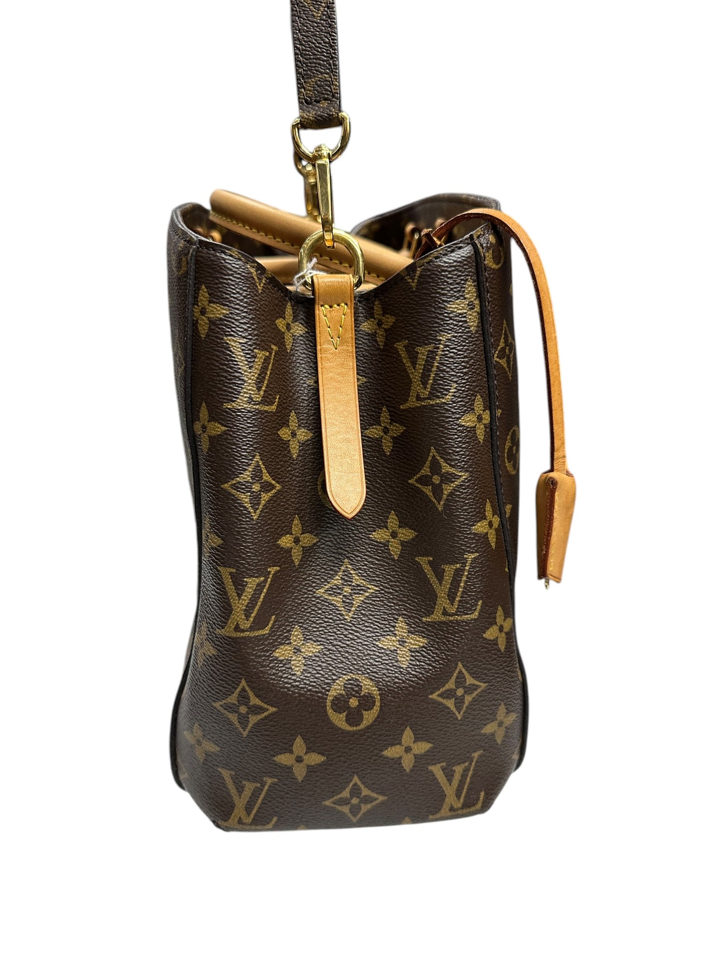 LOUIS VUITTON Monogram Estrela MM Tote Bag Brown Gold Hardware LO2348