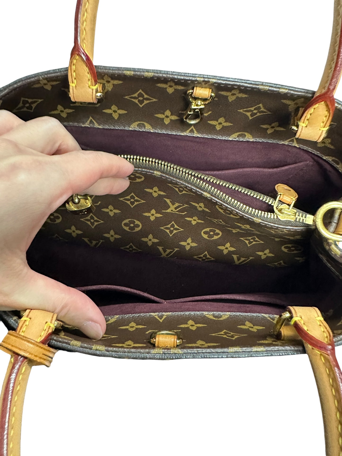 LOUIS VUITTON Monogram Estrela MM Tote Bag Brown Gold Hardware LO2348