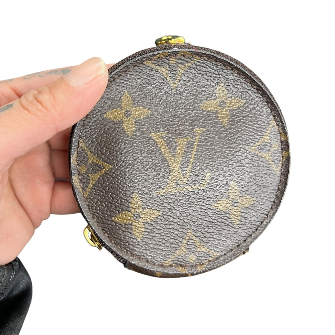 LOUIS VUITTON Monogram Multi Pochette Accessoires Crossbody Bag Brown Gold Hardware LO2342