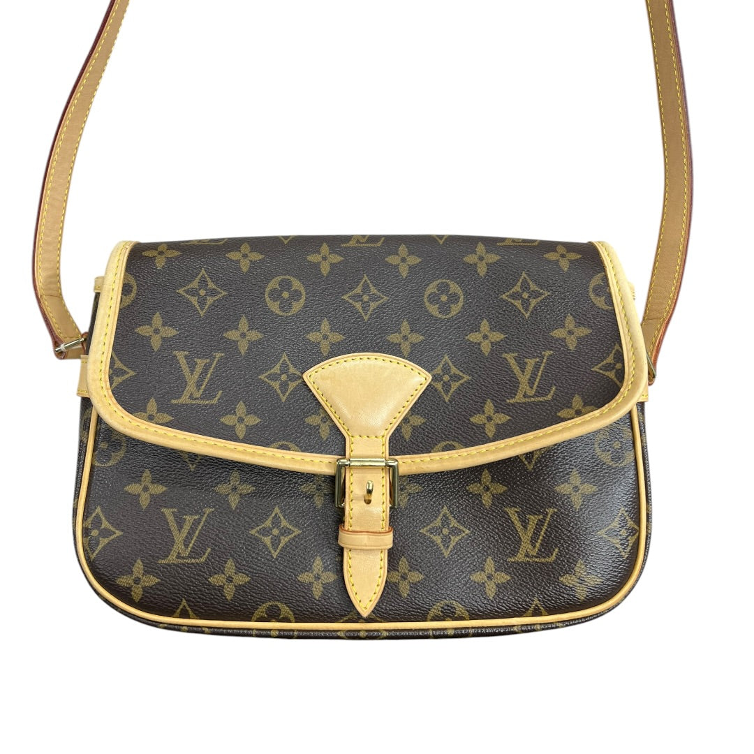 LOUIS VUITTON Monogram Saint Cloud PM Crossbody Bag Brown Gold Hardware LO2341
