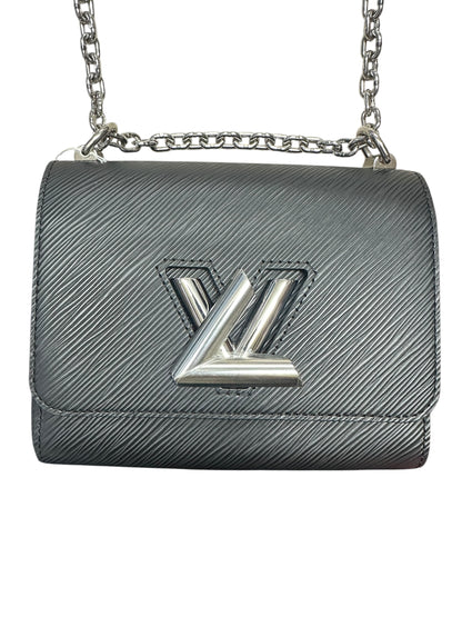 LOUIS VUITTON Epi Twist PM Shoulder Bag Black Silver Hardware LO2363