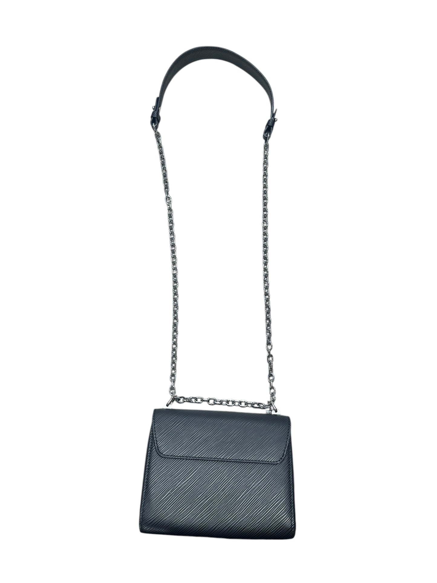 LOUIS VUITTON Epi Twist PM Shoulder Bag Black Silver Hardware LO2363