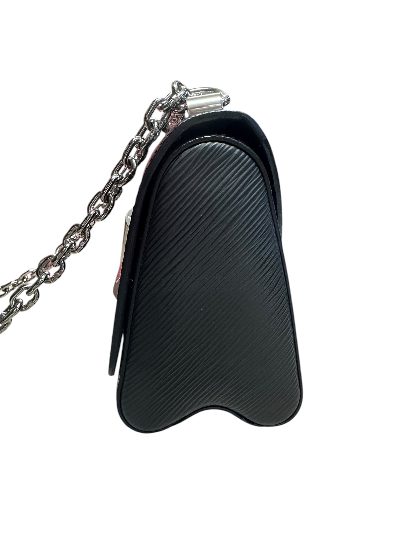 LOUIS VUITTON Epi Twist PM Shoulder Bag Black Silver Hardware LO2363