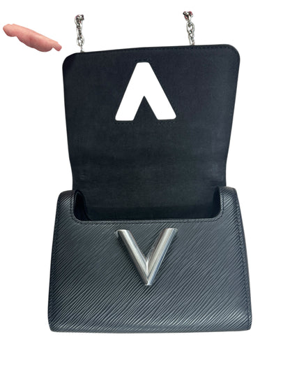 LOUIS VUITTON Epi Twist PM Shoulder Bag Black Silver Hardware LO2363