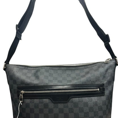 LOUIS VUITTON Damier Graphite Mick PM Messenger Bag Black Silver Hardware LO2365
