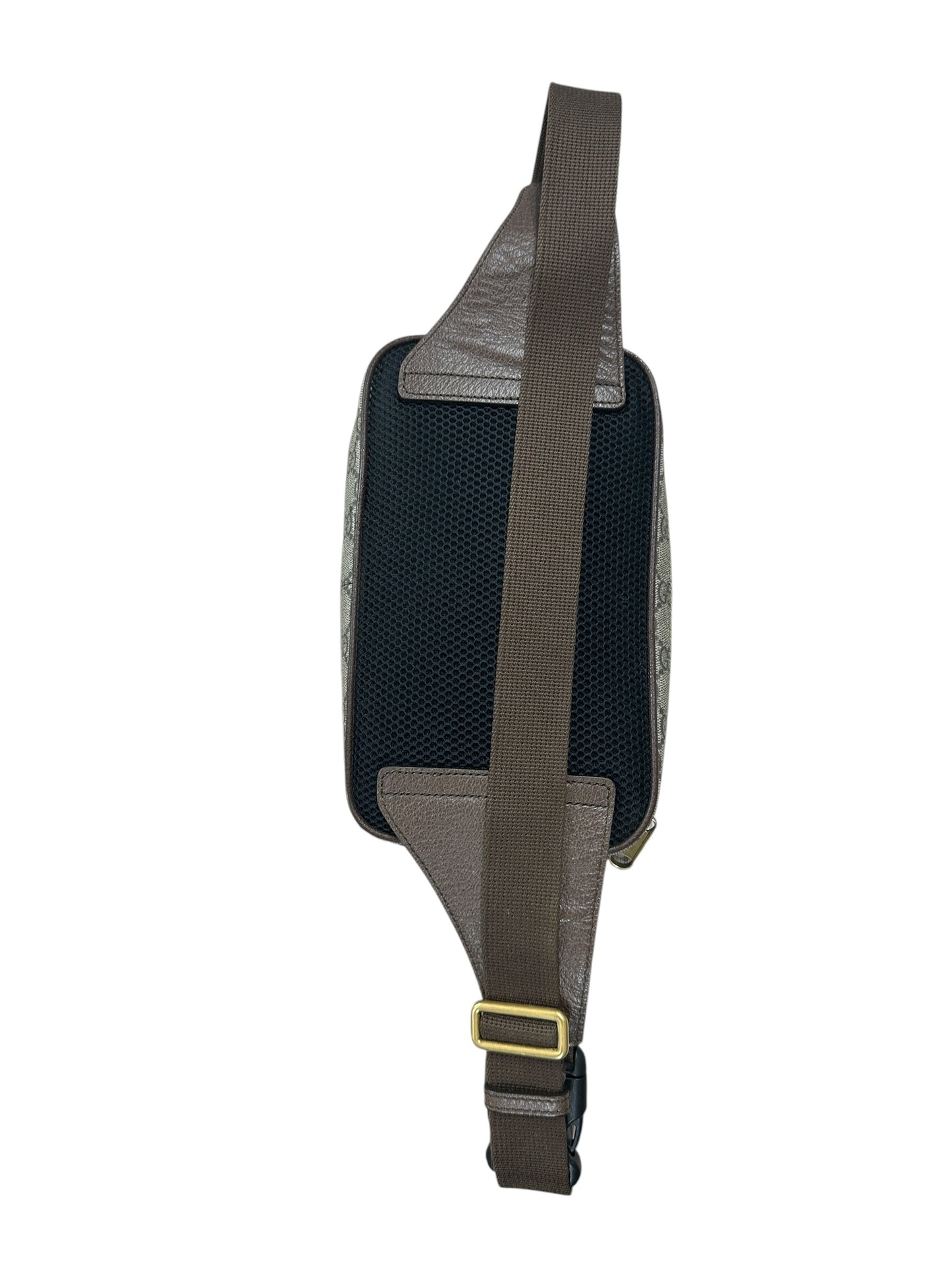 GUCCI GG Supreme Ophidia Belt Bag Brown Gold Hardware GU610