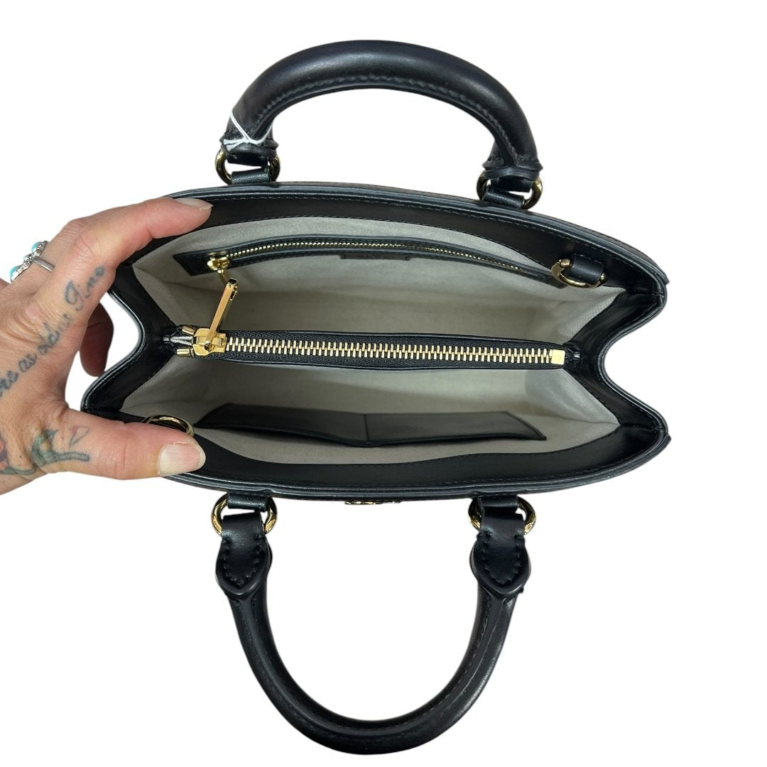 GUCCI Matelassé Leather GG Matelassé Mini Top Handle Bag Black Gold Hardware GU623