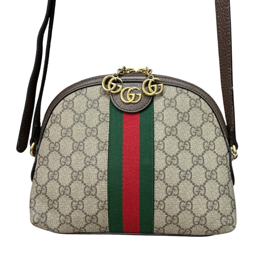 GUCCI GG Supreme Canvas Ophidia GG Small Shoulder Bag Beige, Ebony, Brown, Red, Green, Teal Gold Hardware GU622