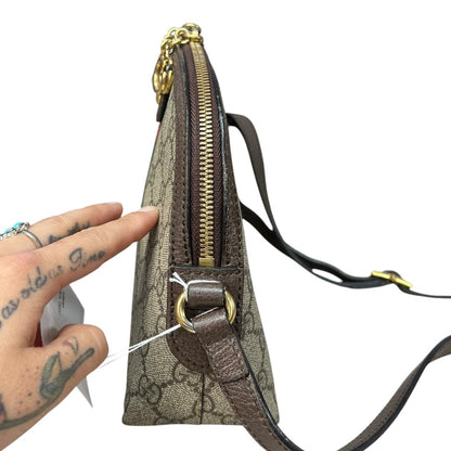 GUCCI GG Supreme Canvas Ophidia GG Small Shoulder Bag Beige, Ebony, Brown, Red, Green, Teal Gold Hardware GU622