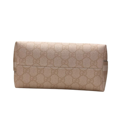 GUCCI GG Supreme Canvas Ophidia GG Supreme Mini Pouch Pink Gold Hardware GU633