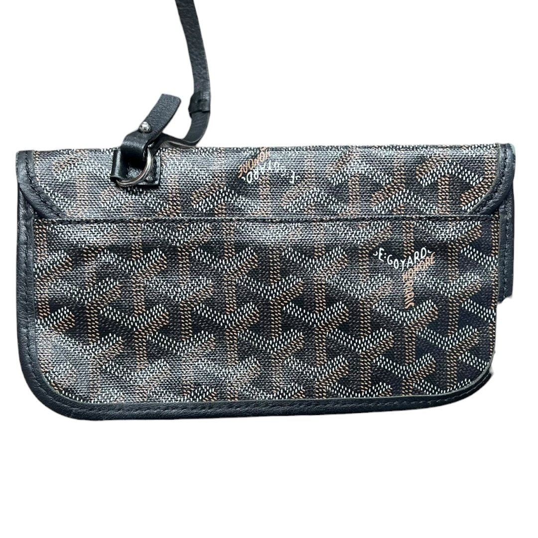 GOYARD Goyardine Canvas Saint Louis GM Tote Bag Black (Multi-color Monogram, Personalized) Silver Hardware G021