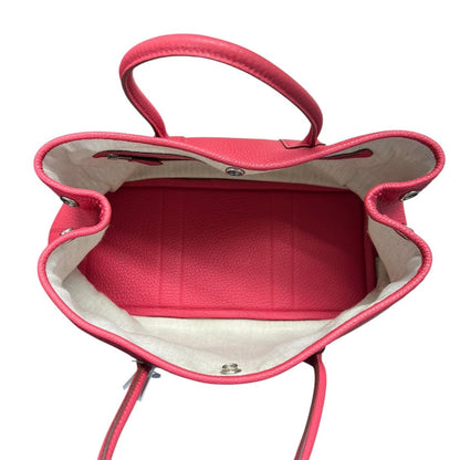 HERMES Negonda Garden Party 30 Tote Pink Silver Hardware HE423