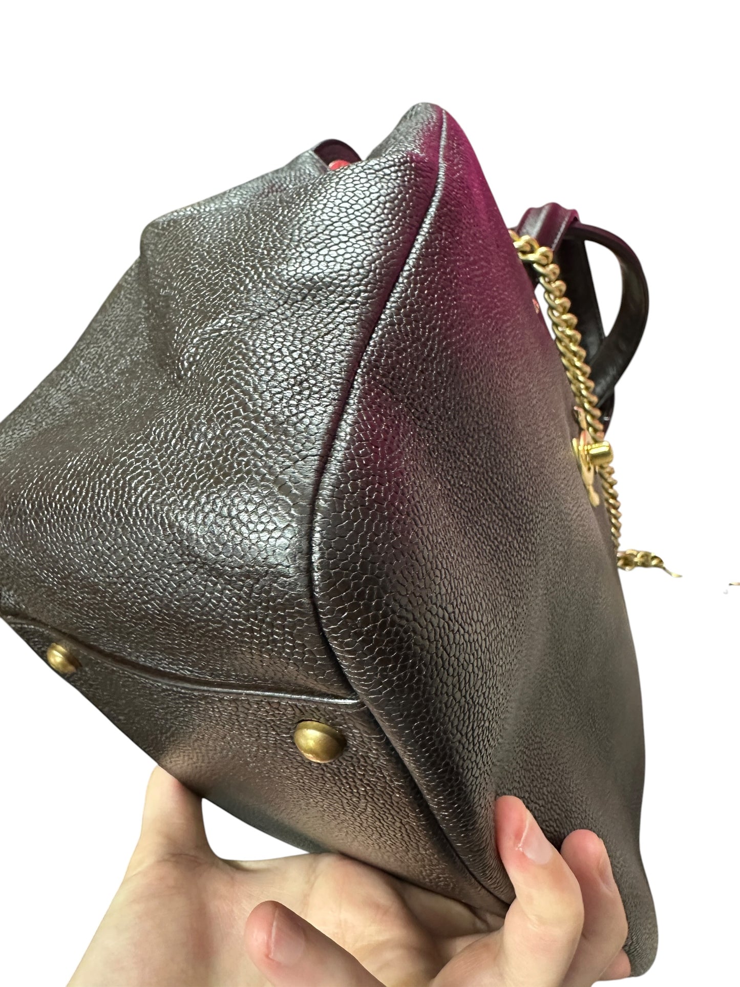 CHANEL Caviar Neo Executive Shopping Tote Handbag Black Gold Hardware CH2174