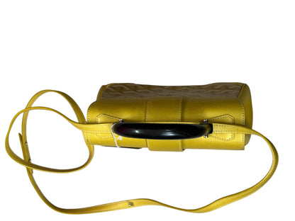 GOYARD Goyardine Saigon Souple PM Handbag Yellow Gold Hardware GO24