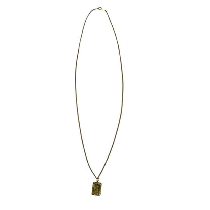 ACCESSORY GENERIC Gold Statue of Liberty 1 oz Gold Bar Pendant Necklace Necklace Gold Gold Hardware Je2