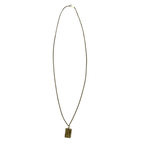 ACCESSORY GENERIC Gold Statue of Liberty 1 oz Gold Bar Pendant Necklace Necklace Gold Gold Hardware Je2