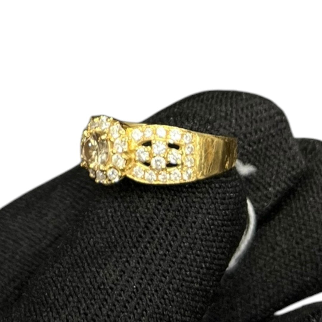 ACCESSORY UNKNOWN Gold, Diamonds UNKNOWN Gold, Brown Diamond, White Diamonds Yellow Gold je15