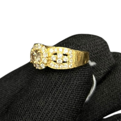 ACCESSORY UNKNOWN Gold, Diamonds UNKNOWN Gold, Brown Diamond, White Diamonds Yellow Gold je15