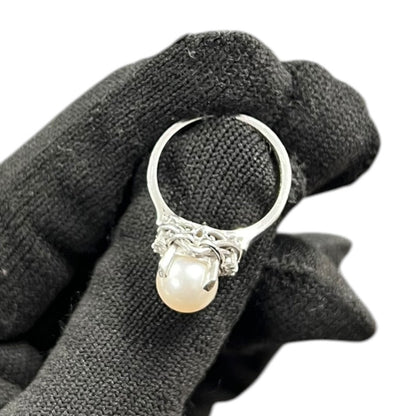 ACCESSORY UNBRANDED Pearl, Platinum White, Silver Silver Hardware je29