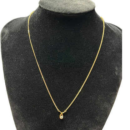 UNBRANDED Accessory 18K Gold Necklace Gold Gold Hardware je49