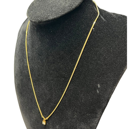 UNBRANDED Accessory 18K Gold Necklace Gold Gold Hardware je49