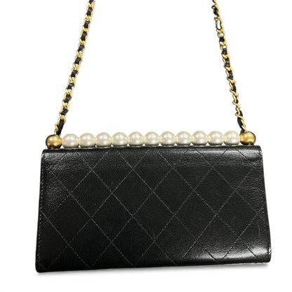 CHANEL Matelassé Chain Wallet  Shoulder Bag CH2034