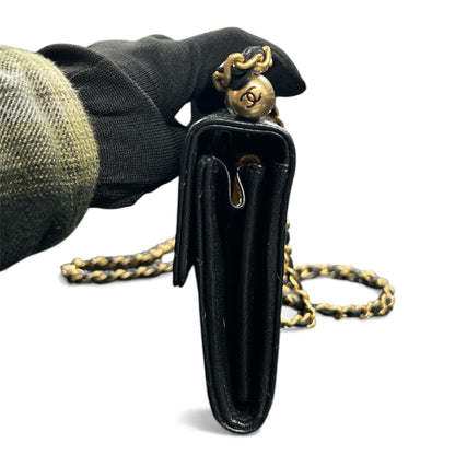 CHANEL Matelassé Chain Wallet  Shoulder Bag CH2034